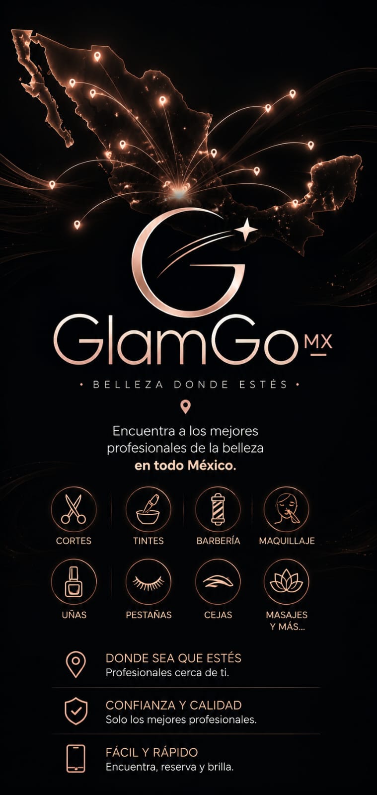 GlamGo MX — Belleza donde estés